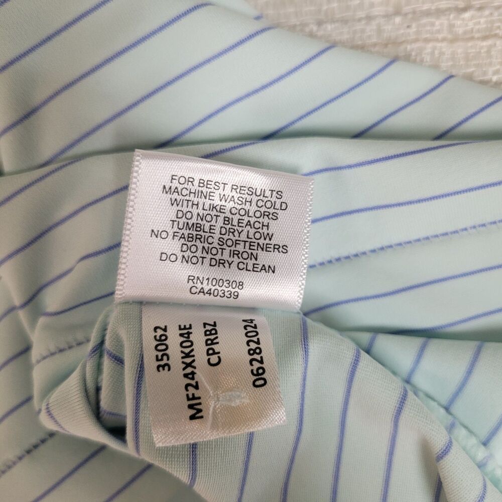Peter Millar Crown Crafted Pine Tree Golf Country Club FL Stripe Polos Med (2) - Picture 10 of 16